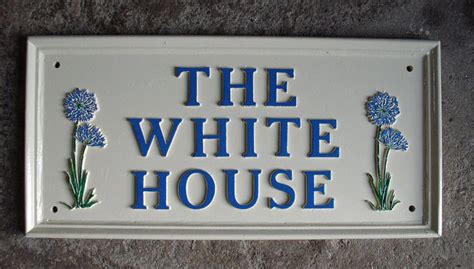 english cast metal house sign|cast metal house signs uk.